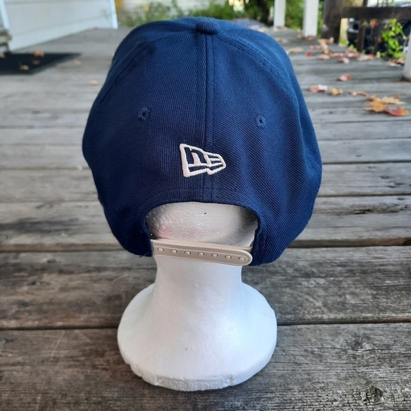 TaylorMade New Era 9Fifty M3 Tour Hat navy blue embroidered golf baseball hat - Picture 8 of 16